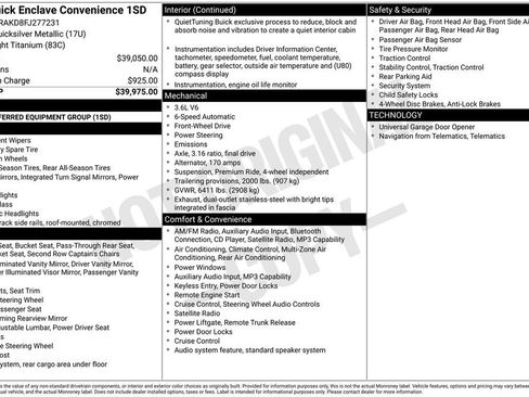Used 2015 Buick Enclave Convenience FWD image 1