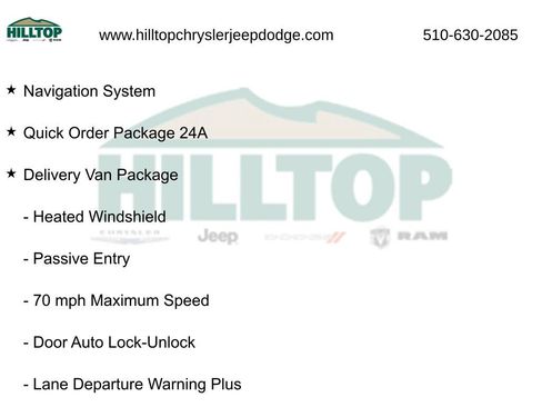 New 2024 RAM ProMaster 3500 w/ Delivery Van Package image 5