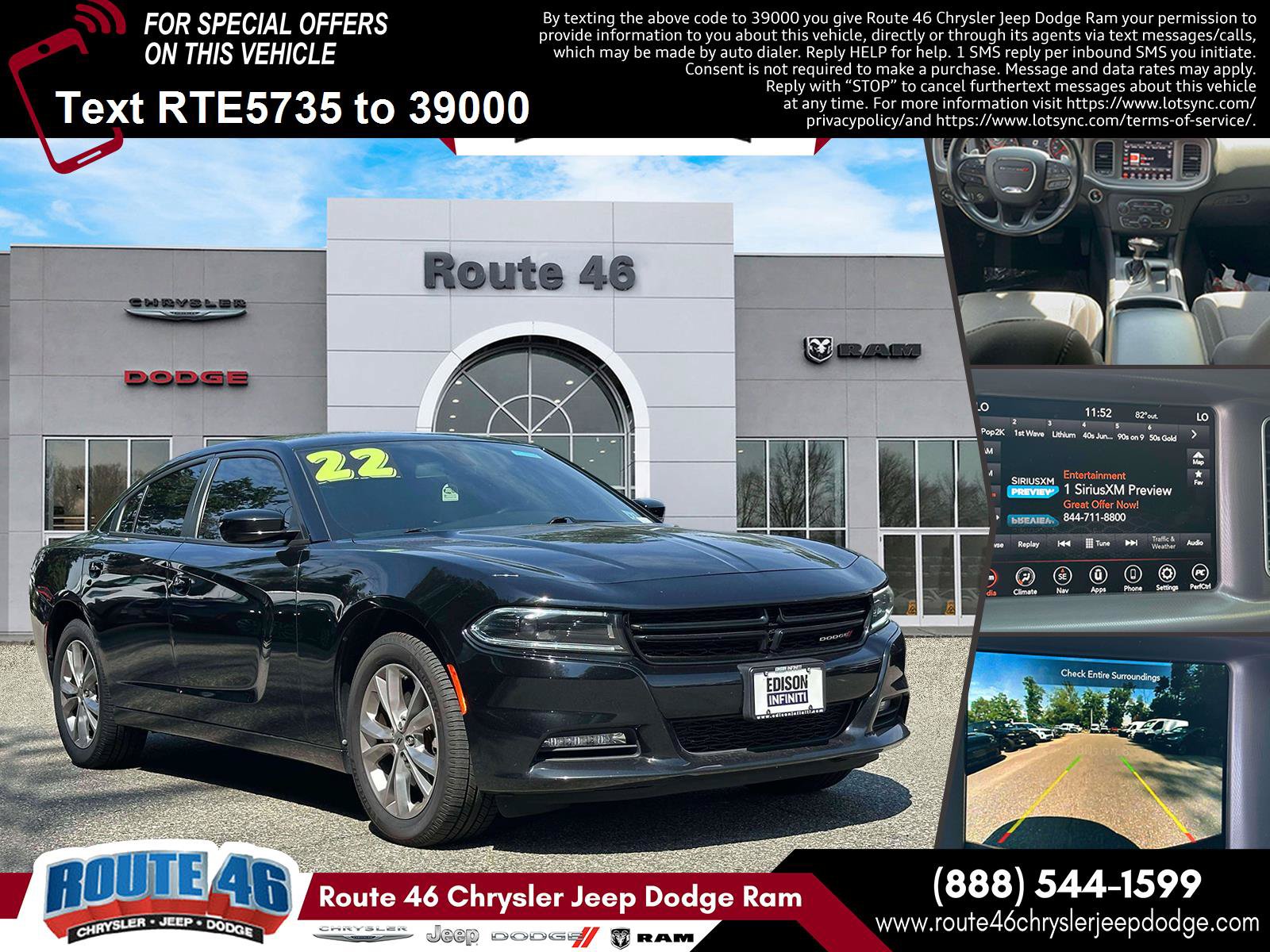 Used 2022 Dodge Charger SXT w/ Navigation & Travel Group AWD/4WD image 1