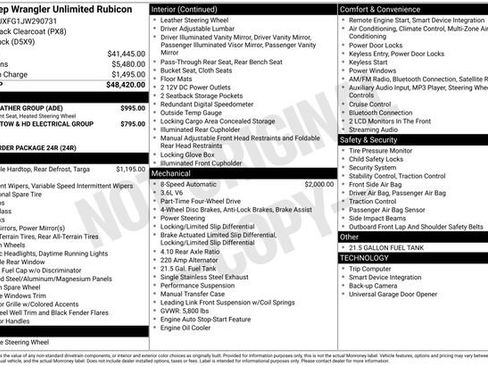 Used 2018 Jeep Wrangler Unlimited Rubicon w/ Cold Weather Group image 19