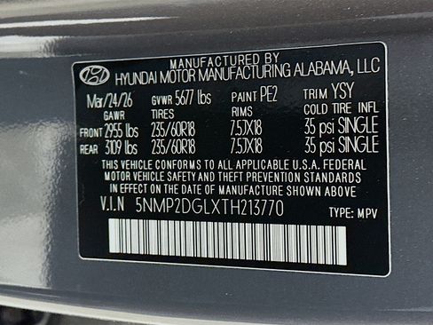 New 2026 Hyundai Santa Fe SEL AWD/4WD image 30
