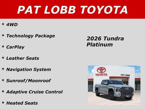 Used 2026 Toyota Tundra Platinum AWD/4WD image 39