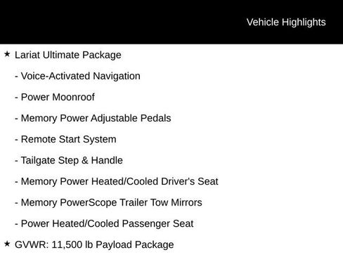 Used 2016 Ford F350 Lariat w/ Lariat Ultimate Package image 10