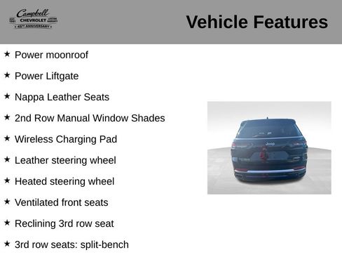 Used 2023 Jeep Grand Cherokee L Summit w/ Luxury Tech Group V AWD/4WD image 10
