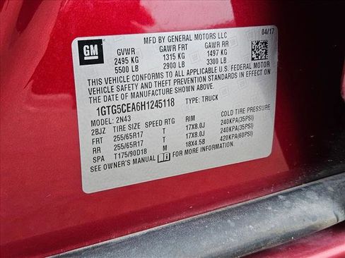 Used 2017 GMC Canyon SLE w/ SLE Convenience Package RWD image 15