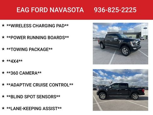 Used 2021 Ford F150 Platinum w/ Equipment Group 701A High image 8