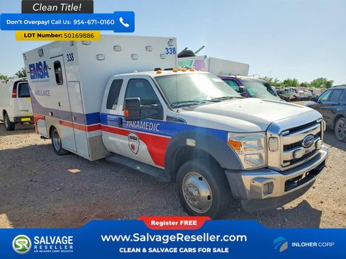 Used 2016 Ford F450 XLT w/ Ambulance Prep Package RWD image 5