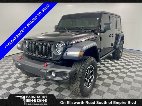Used 2024 Jeep Wrangler Unlimited Rubicon w/ Technology Group AWD/4WD image 1