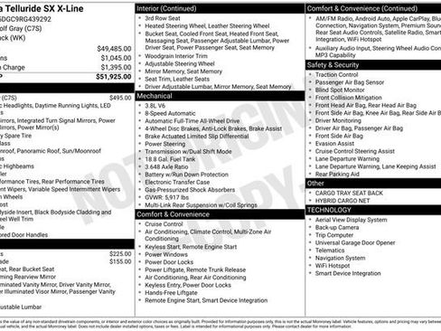 Certified 2024 Kia Telluride SX X-Line AWD/4WD image 49