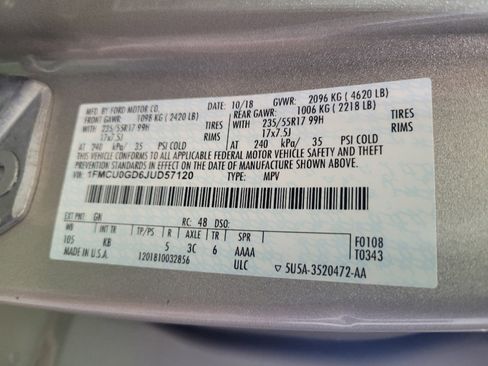 Used 2018 Ford Escape SE w/ SE Sync 3 Package image 33