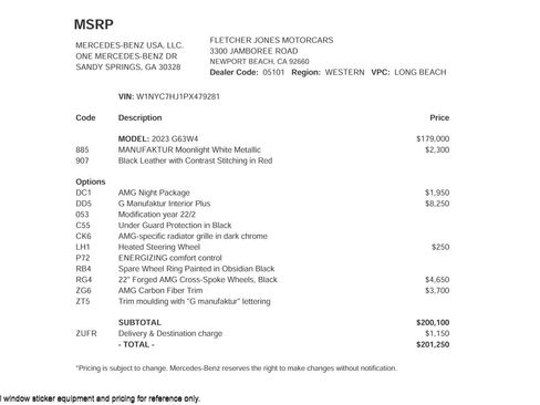 Certified 2023 Mercedes-Benz G 63 AMG 4MATIC image 4