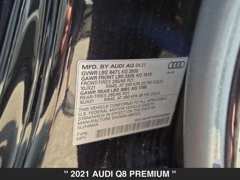 Used 2021 Audi Q8 Premium AWD/4WD image 35
