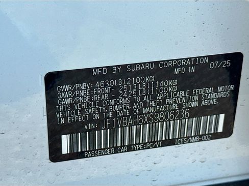 New 2025 Subaru WRX Premium image 39