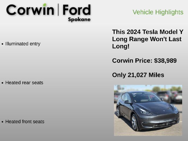 Used 2024 Tesla Model Y Long Range AWD/4WD image 12
