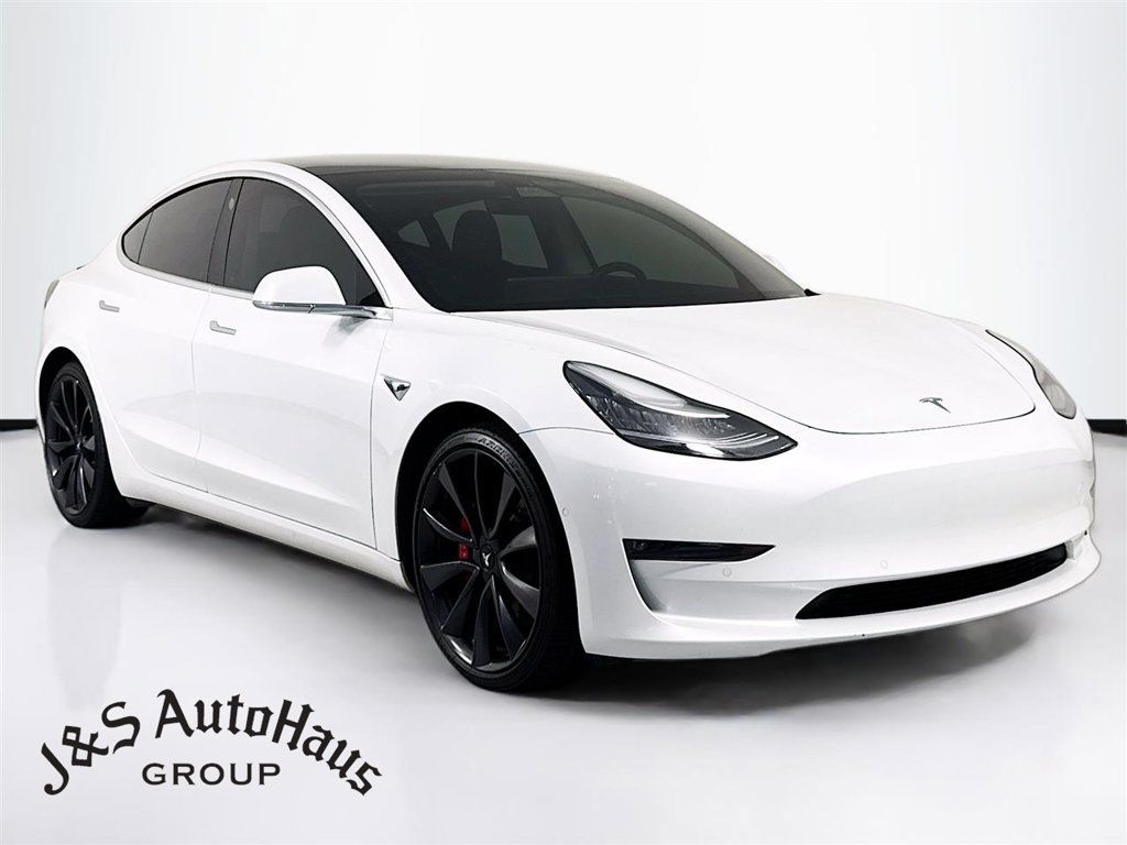 Used 2020 Tesla Model 3 Performance AWD/4WD image 1