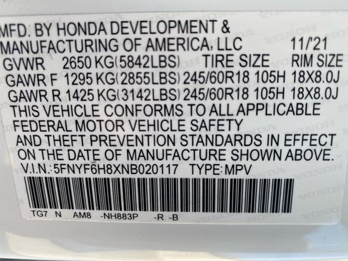 Used 2022 Honda Pilot TrailSport image 38