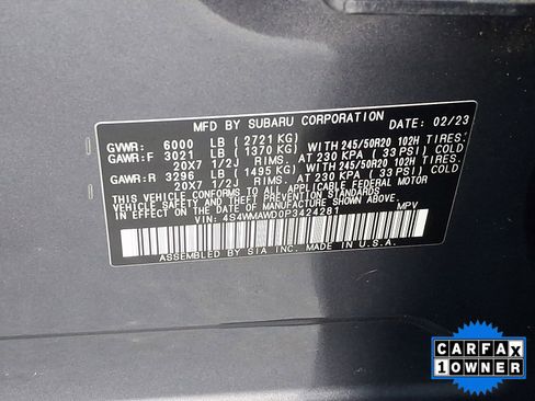 Certified 2023 Subaru Ascent Touring image 55