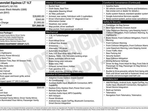 Used 2026 Chevrolet Equinox LT FWD image 34