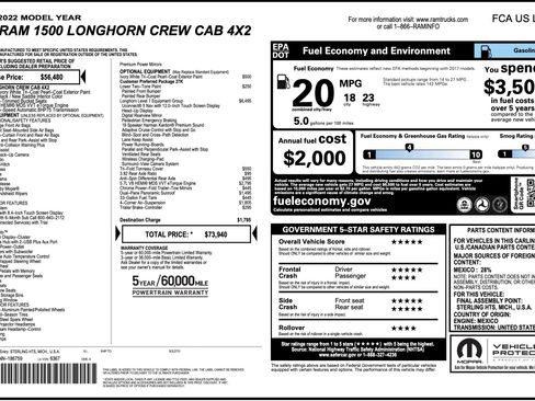 Used 2022 RAM 1500 Limited RWD image 4