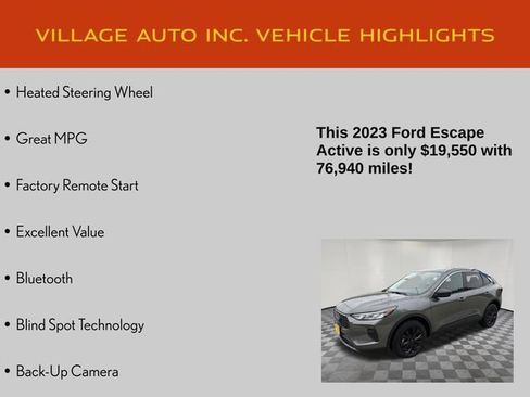 Used 2023 Ford Escape Active AWD/4WD image 14