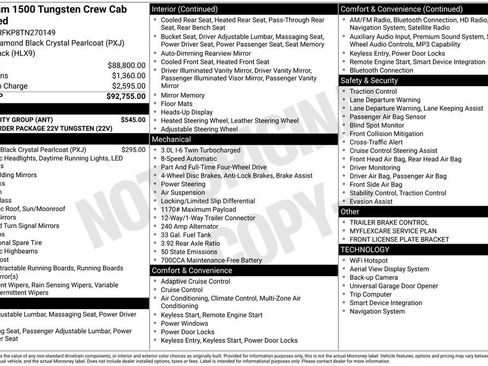 New 2026 RAM 1500 Tungsten w/ Bed Utility Group AWD/4WD image 41
