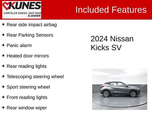 Used 2024 Nissan Kicks SV image 4