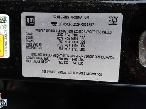 Used 2024 Chevrolet Tahoe RST w/ Luxury Package RWD image 34