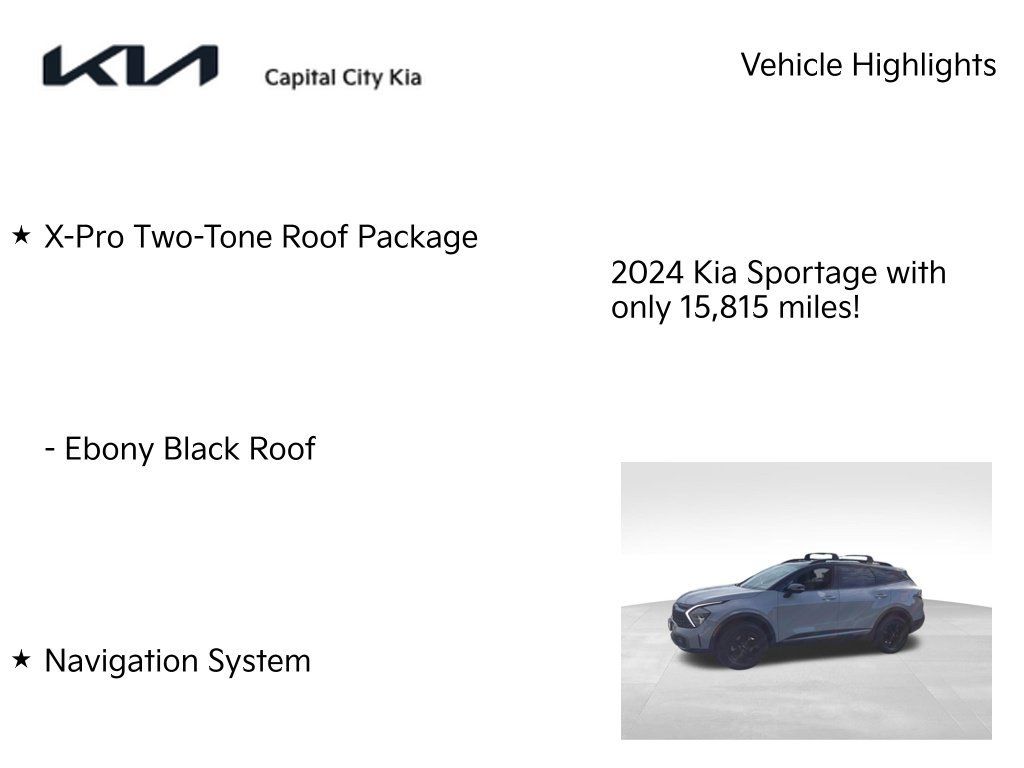 Certified 2024 Kia Sportage X-Pro AWD/4WD image 9
