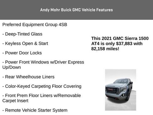 Used 2021 GMC Sierra 1500 AT4 w/ AT4 Value Package image 8