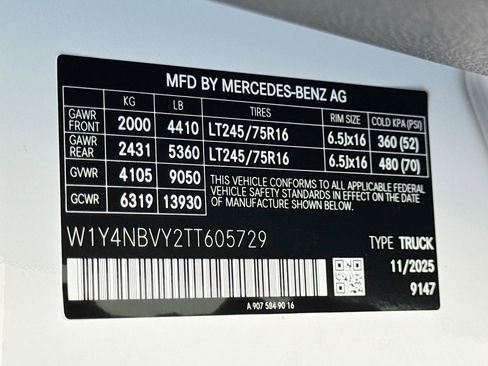 New 2026 Mercedes-Benz Sprinter 2500 image 27