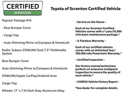Used 2024 Subaru Crosstrek 2.0i w/ Popular Package #1A AWD/4WD image 2