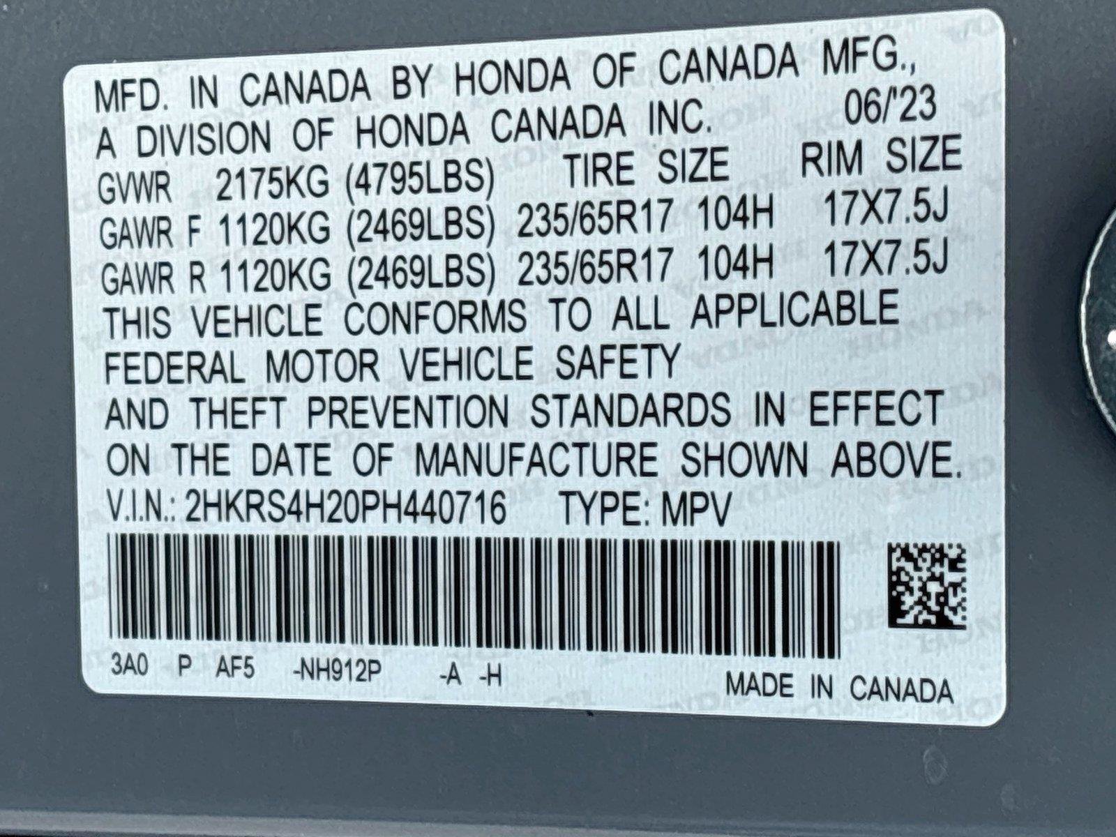 Certified 2023 Honda CR-V LX image 34