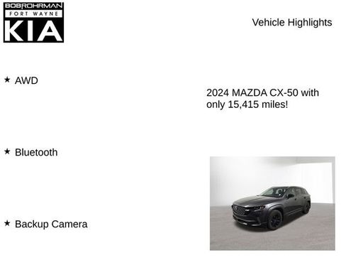 Used 2024 MAZDA CX-50 AWD 2.5 S w/ Cargo Package image 7