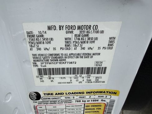 Used 2014 Ford F150 XLT w/ XLT Chrome Package RWD image 26