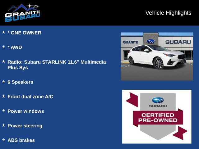 Used 2024 Subaru Impreza 2.0i Sport AWD/4WD image 2
