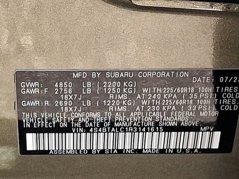 Used 2024 Subaru Outback Onyx Edition AWD/4WD image 27