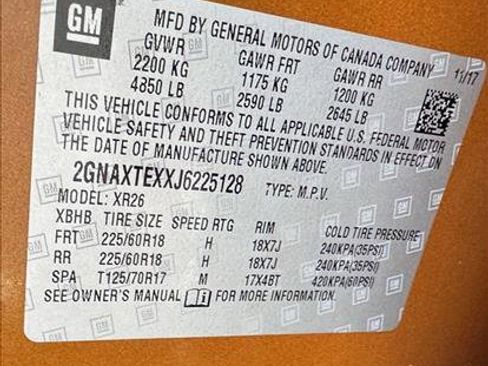 Used 2018 Chevrolet Equinox LT w/ Sun & Infotainment Package image 22