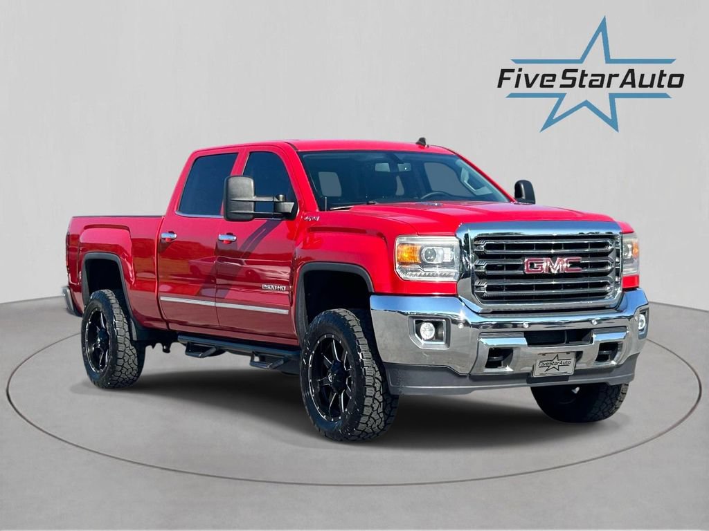 Used 2015 GMC Sierra 2500 SLT w/ Duramax Plus Package AWD/4WD image 1