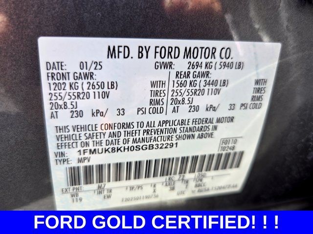 Certified 2025 Ford Explorer ST-Line AWD/4WD image 20