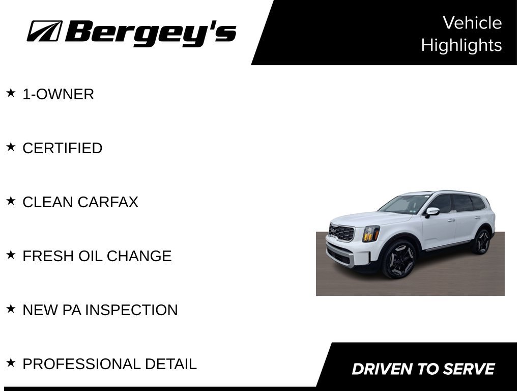 Certified 2024 Kia Telluride S w/ S Sunroof Package AWD/4WD image 4