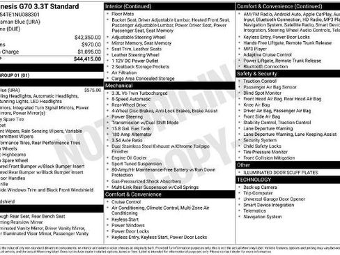 Used 2022 Genesis G70 3.3T image 5