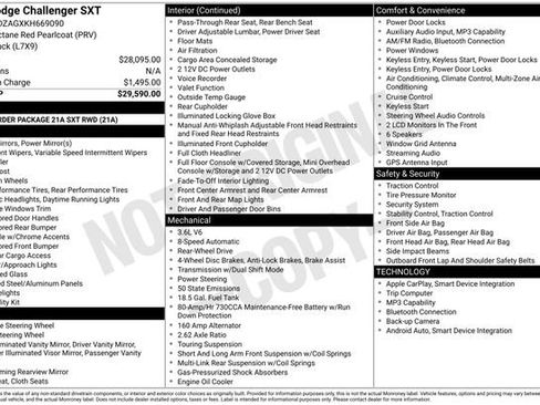 Used 2019 Dodge Challenger SXT RWD image 2
