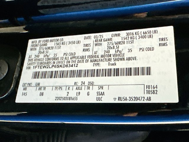Used 2025 Ford F150 STX w/ Equipment Group 200A AWD/4WD image 24