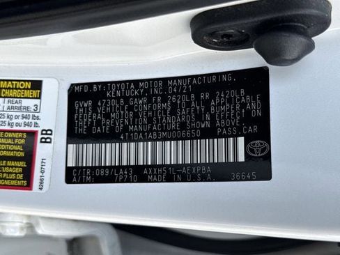 Used 2021 Toyota Avalon Limited w/ Advanced Safety Package image 34