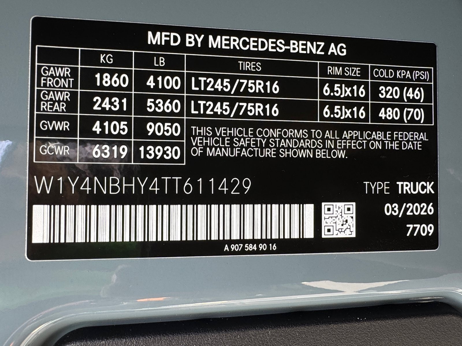 New 2026 Mercedes-Benz Sprinter 2500 image 10