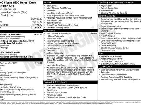 Used 2024 GMC Sierra 1500 Denali w/ Denali Reserve Package AWD/4WD image 4
