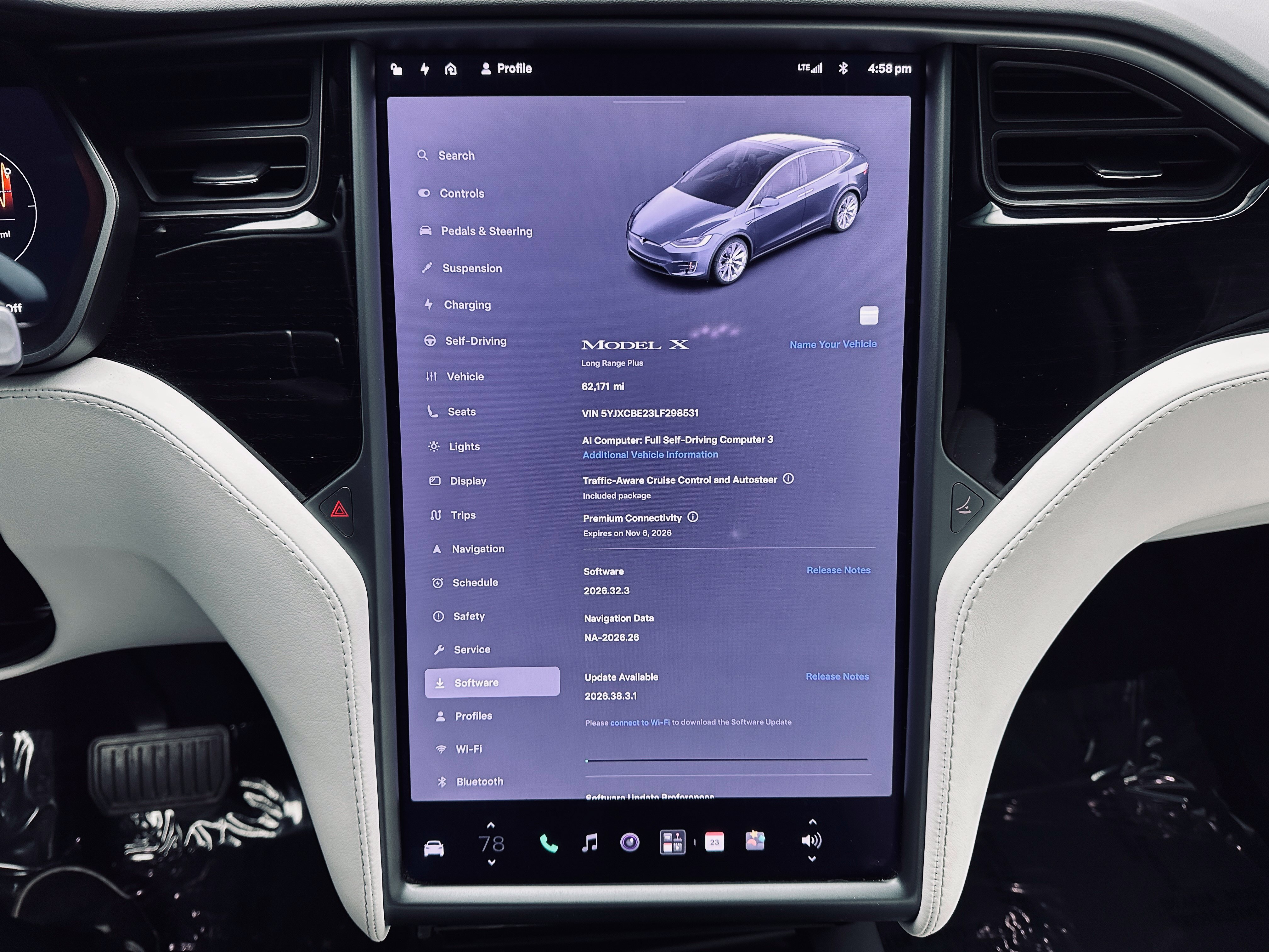 Used 2020 Tesla Model X Long Range AWD/4WD image 3