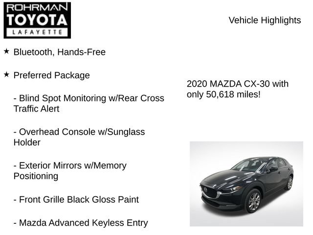 Used 2020 MAZDA CX-30 FWD w/ Preferred Package image 7
