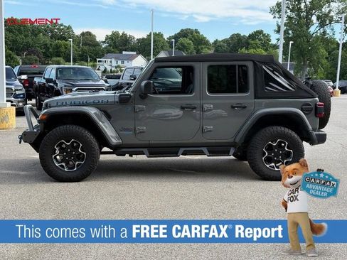 Used 2022 Jeep Wrangler Unlimited Rubicon 4xe w/ Cold Weather Group AWD/4WD image 2