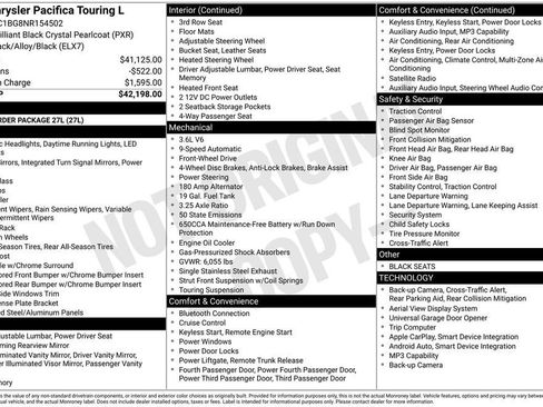 Used 2022 Chrysler Pacifica Touring-L FWD image 10